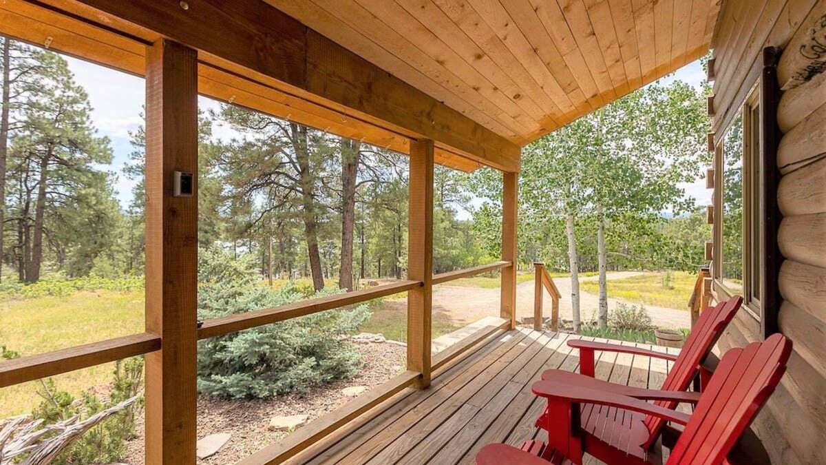 Lake Pagosa Park Cabin | Hot Tub! Secluded Cabin, overlook Lake Pagosa on 39 acres, No Neighbors!