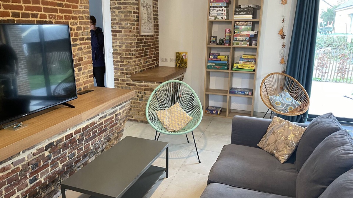 Anglesqueville-la-Bras-Long House | House 8/10p/10 min sea/games/vegetables/unusual walks !