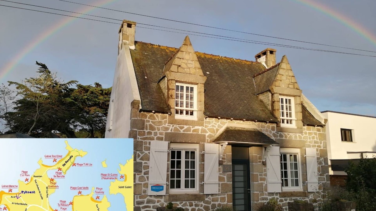 Tregastel Villa | House 2-7 people, 150m from the beach Tregastel White Strike, Near Perros-Guirec