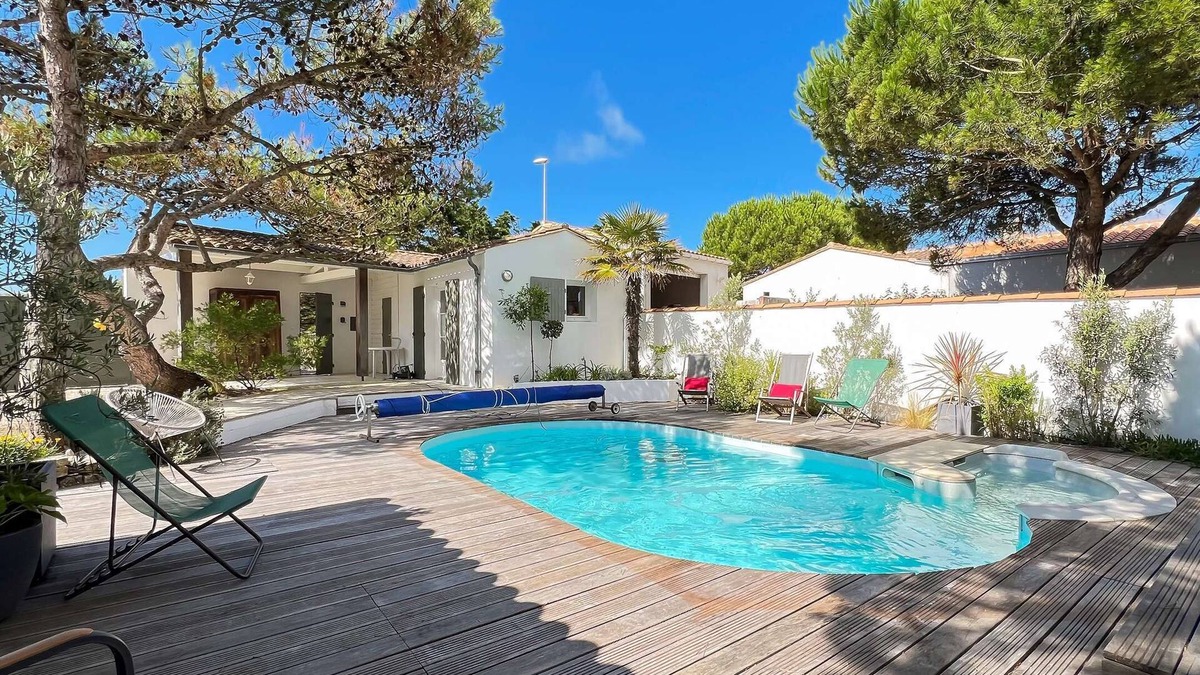 Le Bois-Plage-en-Re House | House and annex with pool near beach and dune