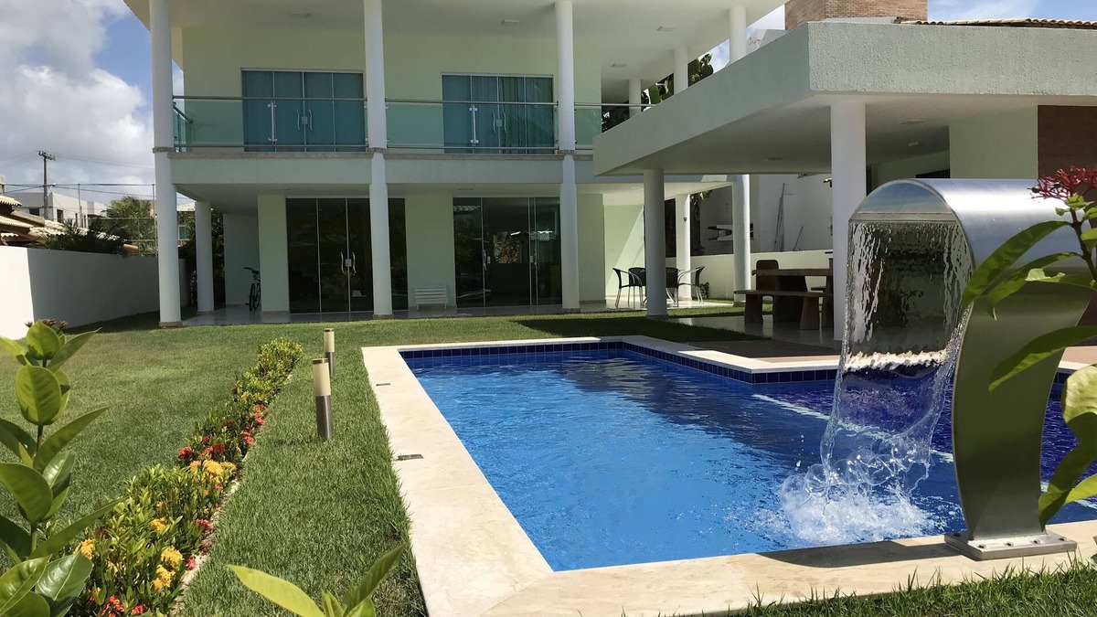 Centro House | House Guarajuba High Standard Cond. Paraíso dos Lagos - Pool, Wi-fi and Sky