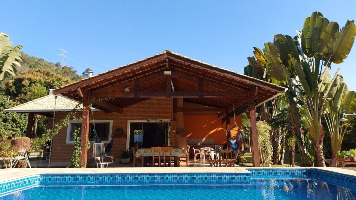 Monte Alegre do Sul Cottage | House in paradise! Access to the river, fruit trees, close to the cachaça route.