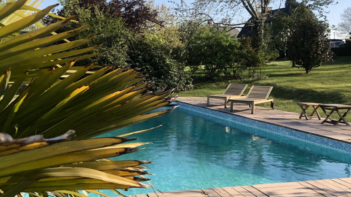 Fatouville-Grestain House | House near Honfleur, very charming, with heated pool
