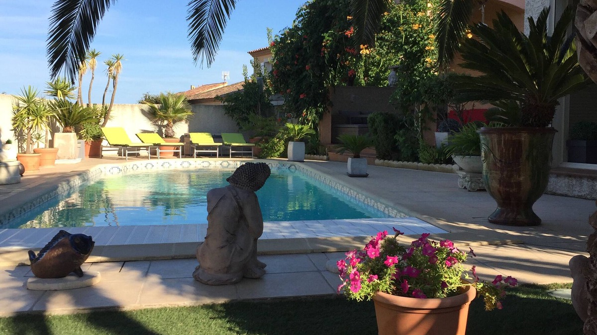 Portiragnes Villa | House with garden/pool 4 persons 80m