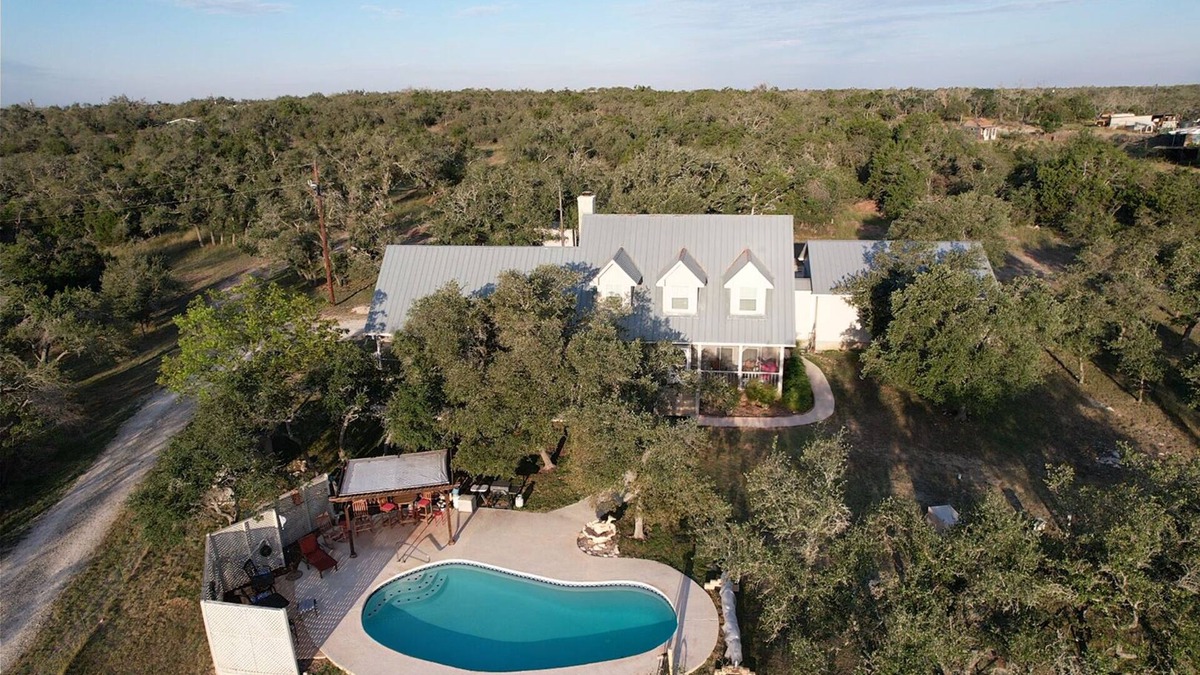 Harper House | Howl Haus Hideaway, with relaxing pool.