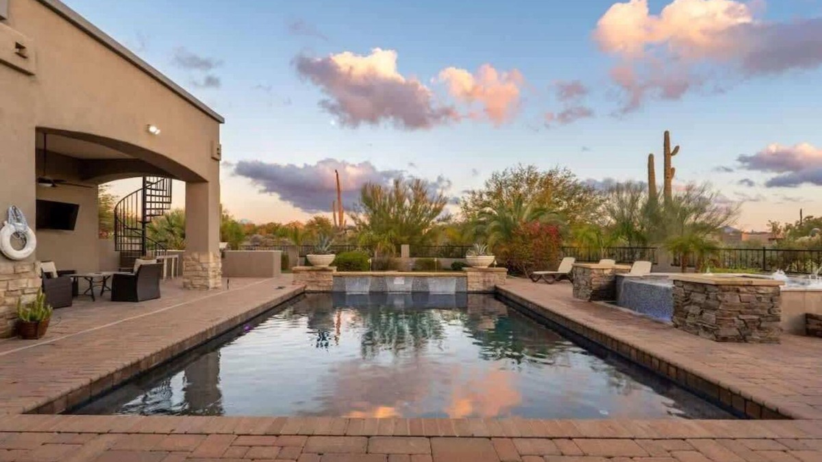 North Scottsdale House | HÓZHÓ Residence on Desert Views: Private Pool, Sport Court, Theatre