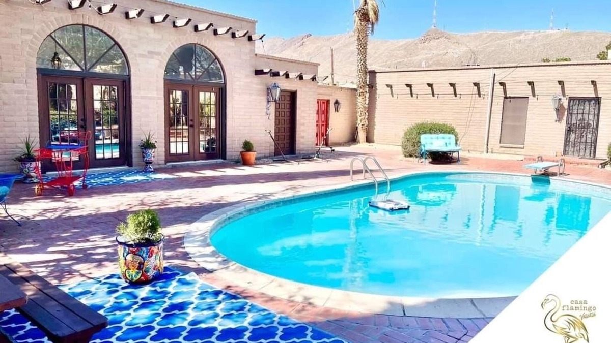 El Paso House | Huge Hacienda Home + 1 guest house ,Pool, Scenic Views, Up to 16 Adults, 4 kids