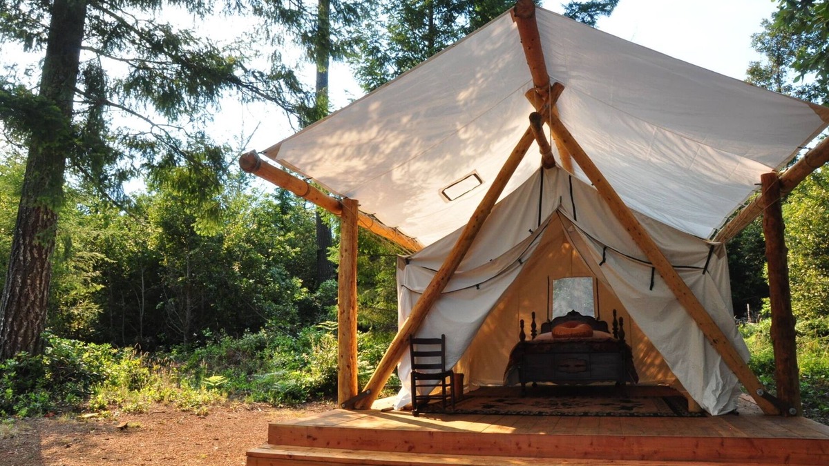 Blue Lake Cabin | Humboldt Glamping! A unique experience. Your very own private camp! Cabin & Tent