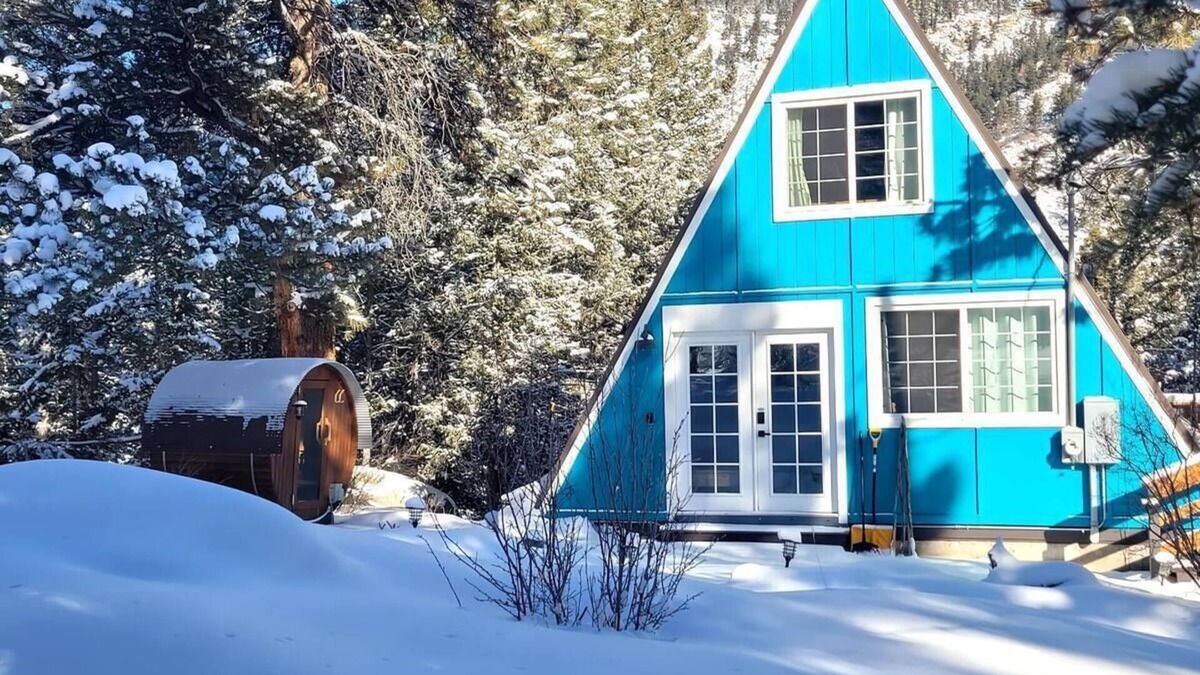 Grant Cabin | Hygge Chalet & Sauna w/Private Trail + EV Charger
