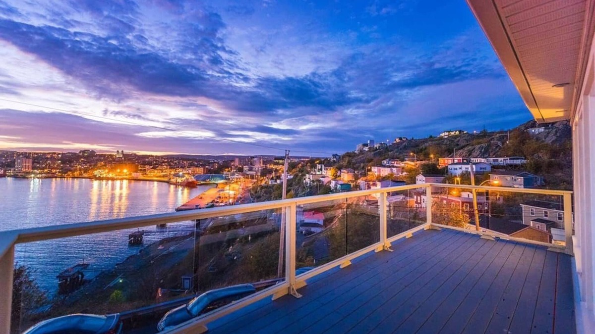 Downtown St. John's House | Iconic Red | Top of the Battery | Ocean & City Vw