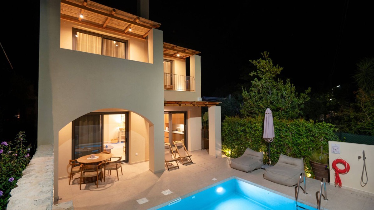 Kouramades Villa | Idyllic Escape: 2BR Corfu Villa, Heated Pool, 7 Mins to Airport