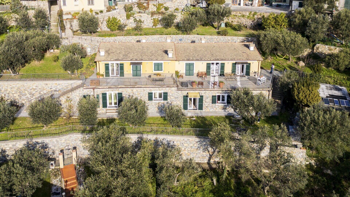 Poggio Favaro-San Bernardo Apartment | Il Mare Tra Gli Ulivi, Bogliasco With Sea View