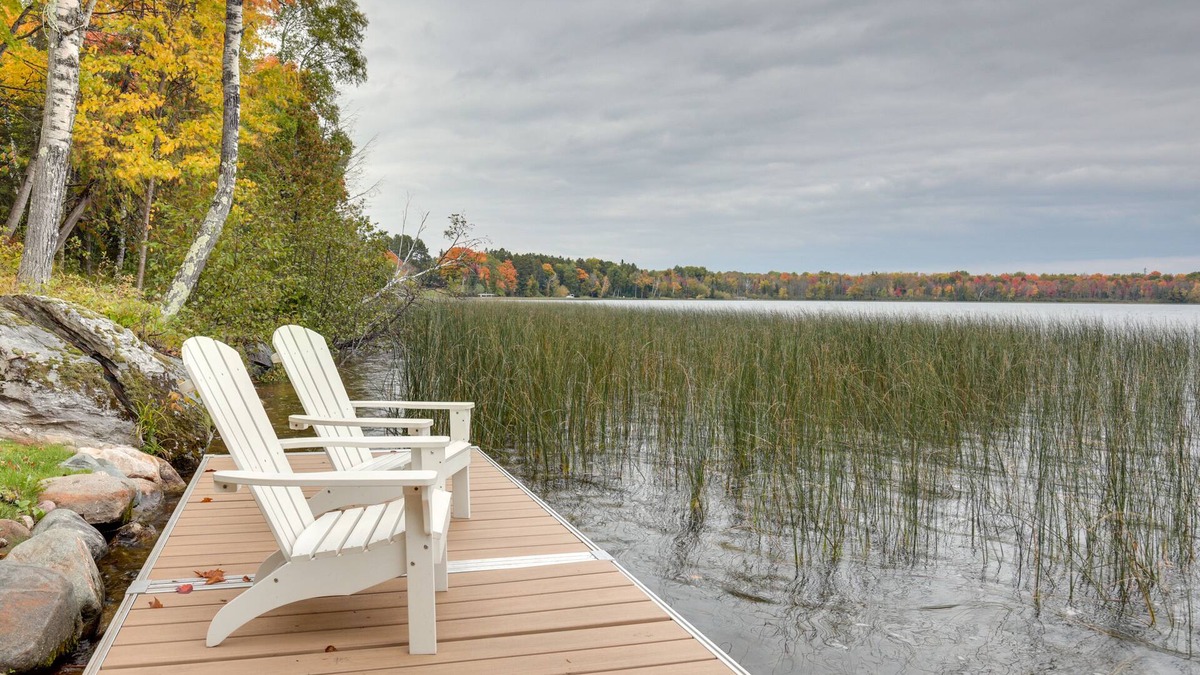 Presque Isle House | Impressive Presque Isle Lake House w/Water Access