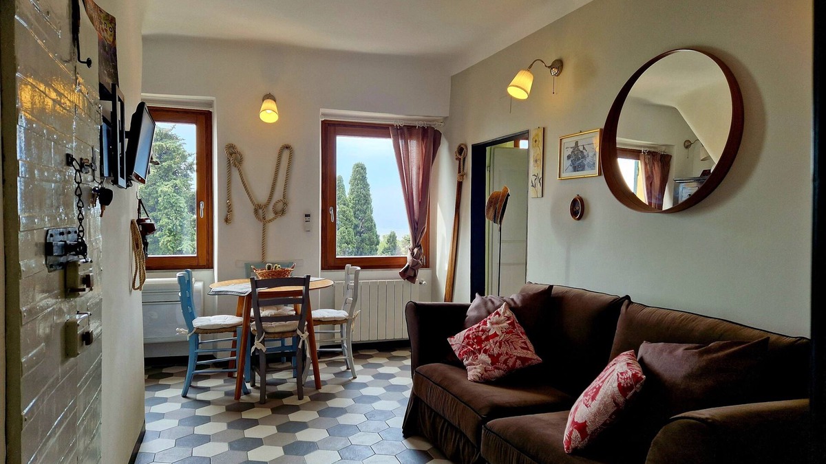 Pieve Ligure Apartment | In Golfo Paradiso with sea view five minutes from the beach, with parking