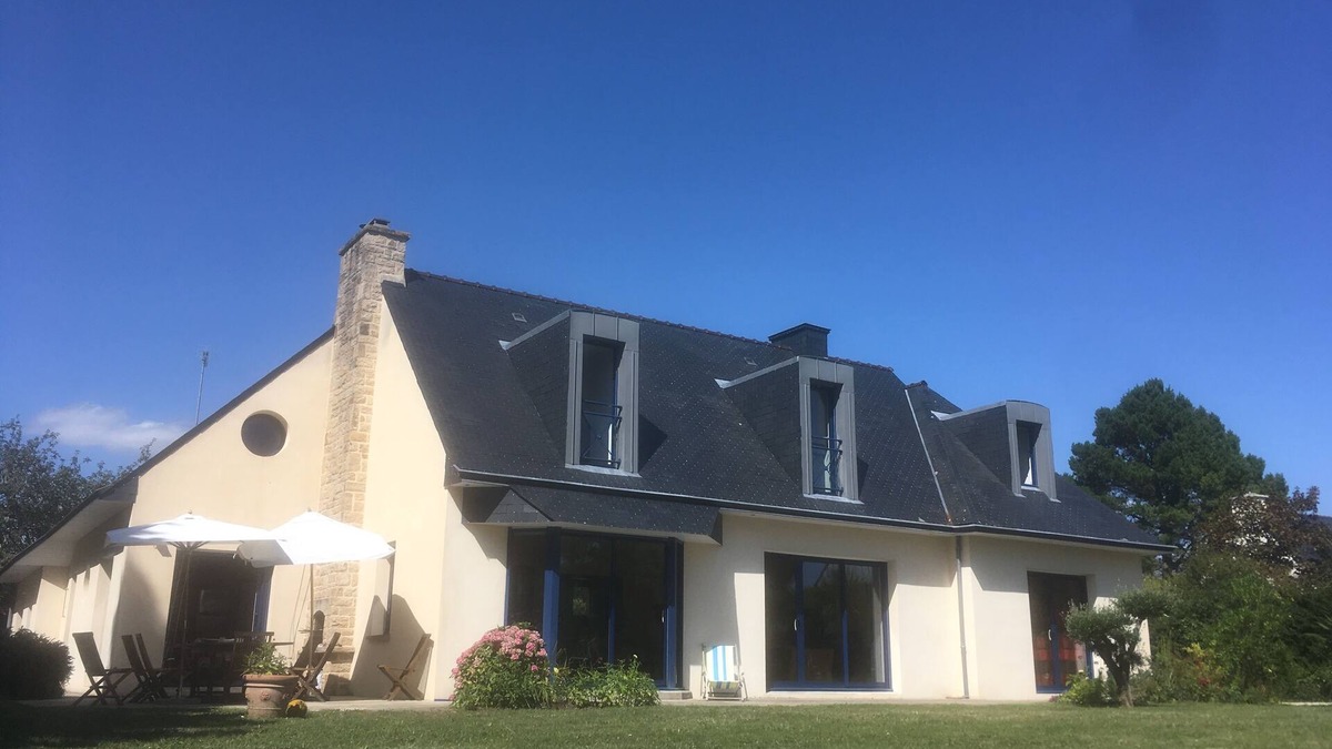 Tregunc Villa | Independent big recent house, 400m from fine sandy beaches in Southern Finistere
