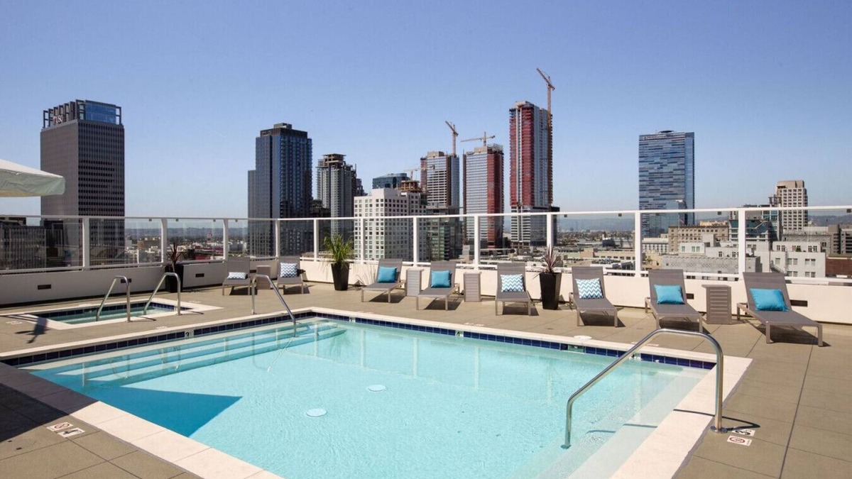 Historic Core Apartment | Industrial-Style 2BR Condo Downtown LA W/Rooftop