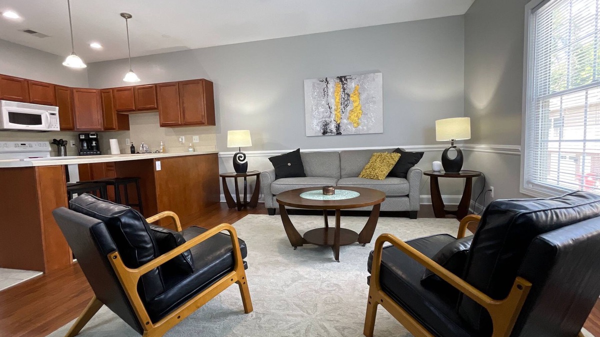 Johnson City House | Inviting 2BR Townhome | Garage + Modern Style