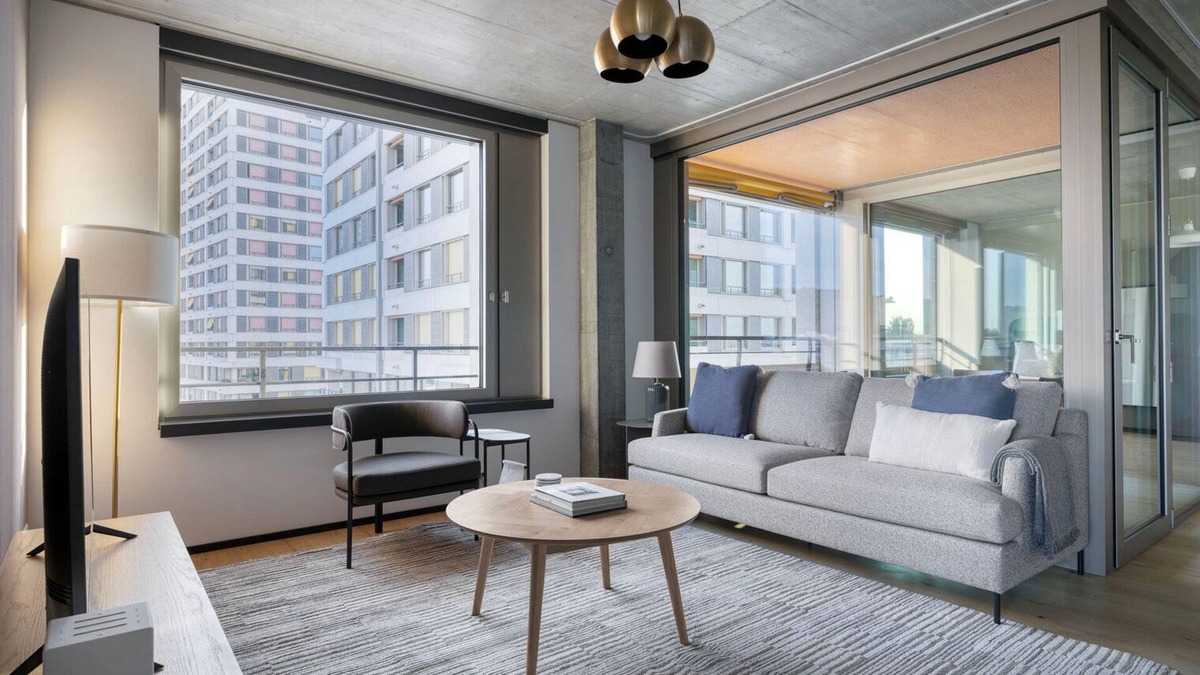 Seebach Apartment | Inviting Oerlikon 2BR w/Storage Space & W/D, nr Market, by Blueground