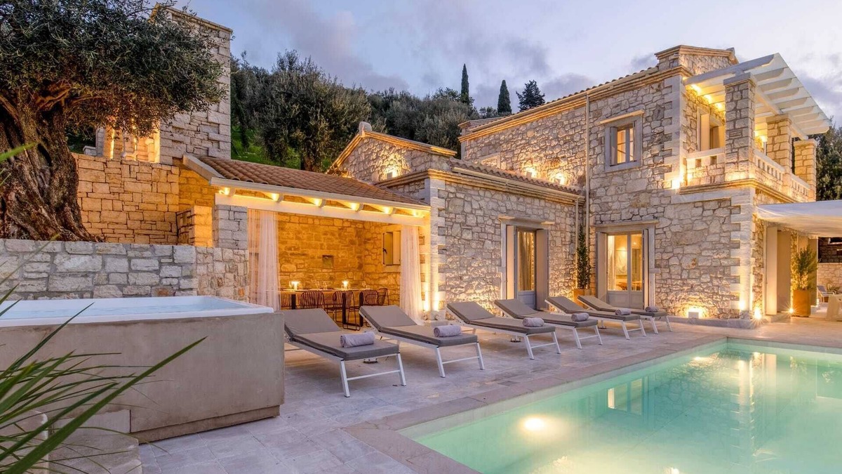 Peroulion Villa | IonianStone Luxury Villa Aether