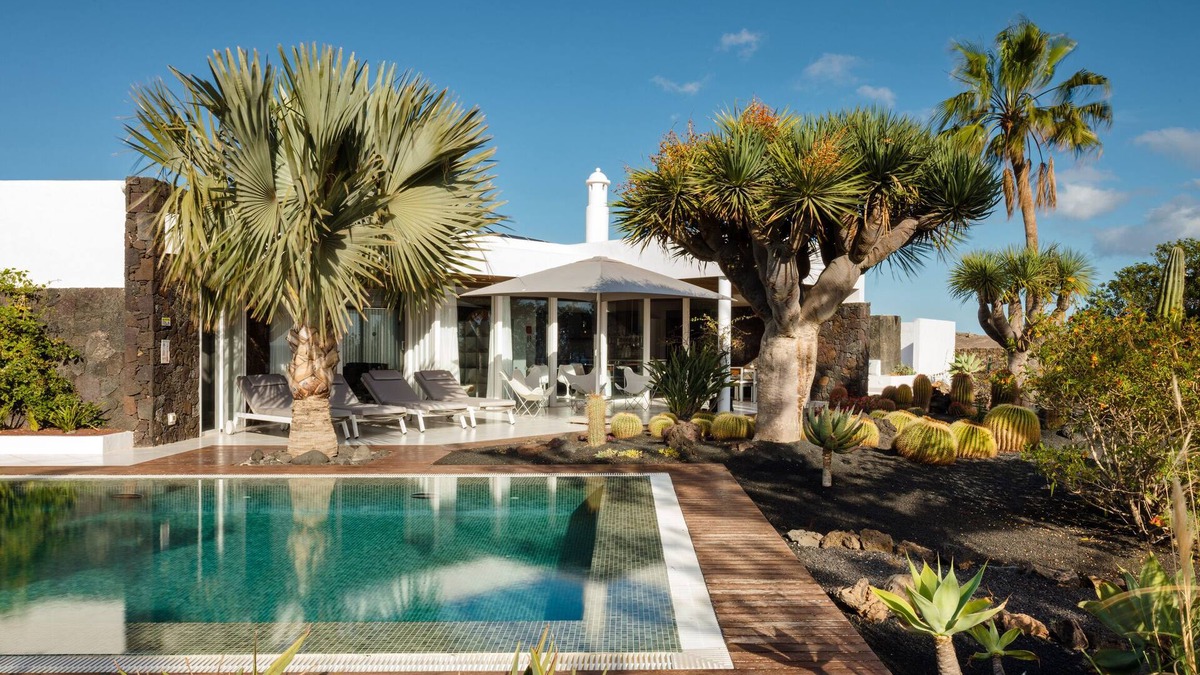 Tias Villa | IRAZÚ | Private Villa with Magnificent Cactus Garden and Direct Ocean Views