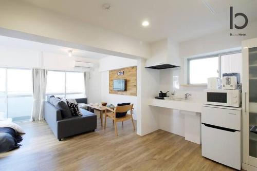 Hiroshima City Centre Apartment | IS bld 201 by b hotel - Spacious Studio Apt for 4ppl Close to Peace Park