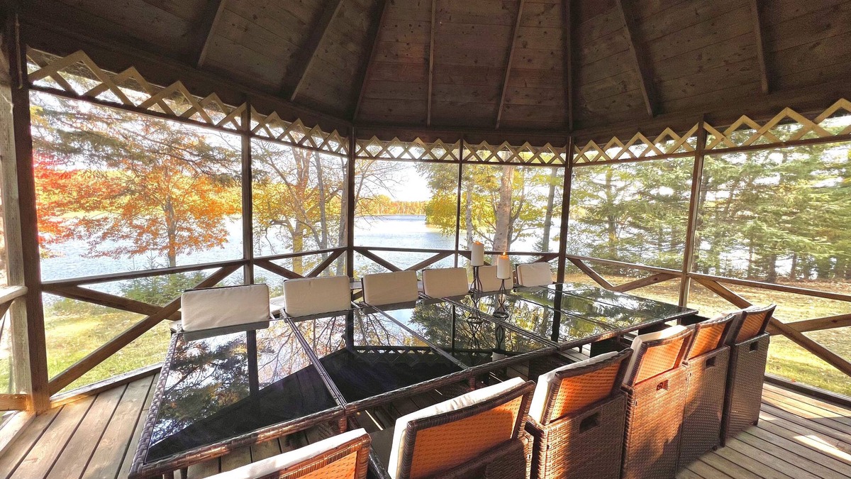 Wauksaukee House | Island Lake Estate: Secluded Waterfront Cabin on 17 acres. Pet Friendly!