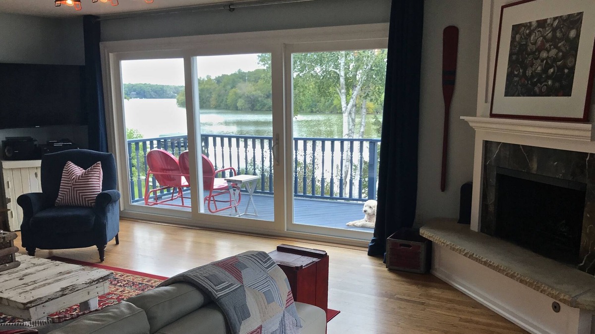 Browns Lake House | Island view cottage on crystal clear spring fed lake.