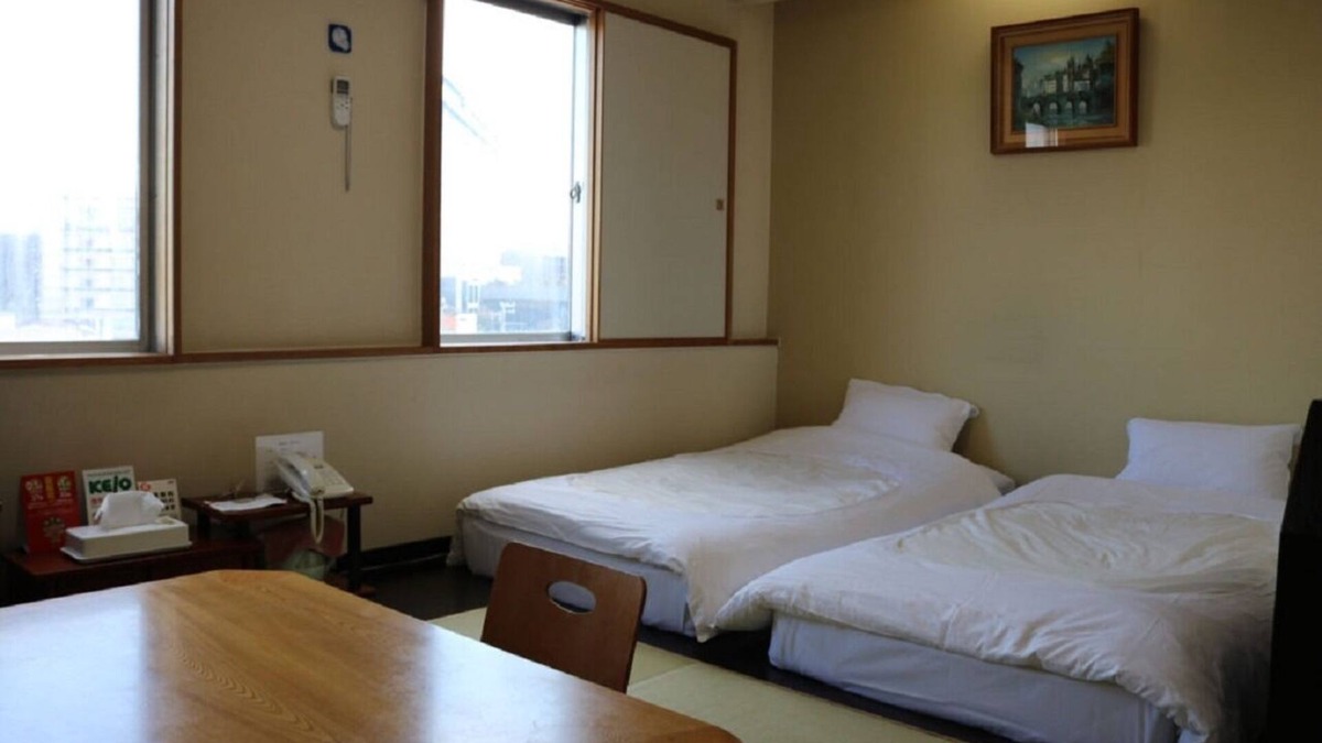 Hakodate Hotel | JapaneseWestern room 10 tatami matsSmoking a/Hakodate Hokkaidō