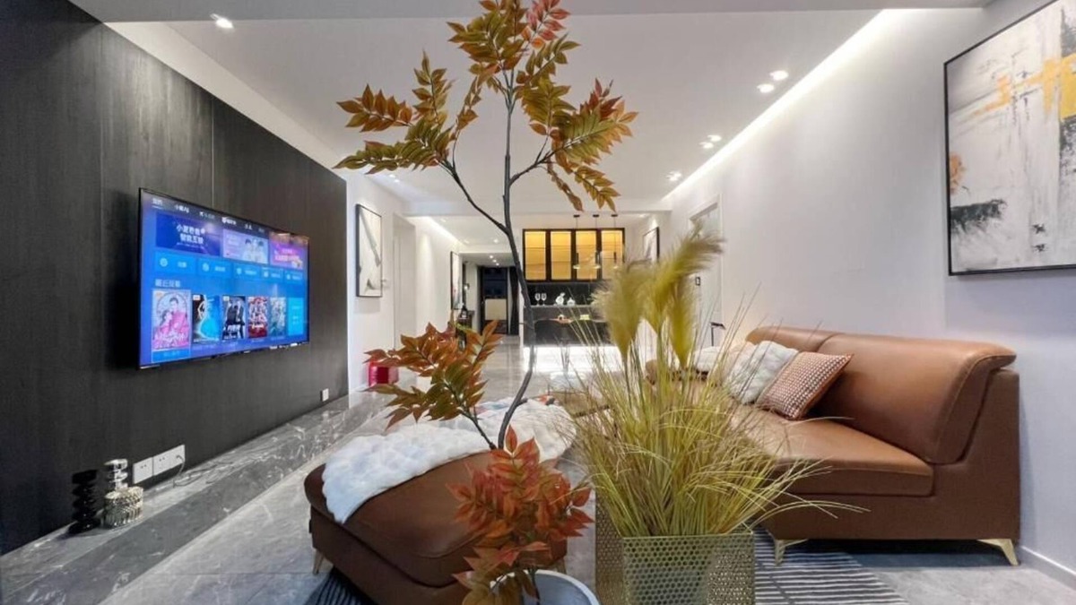 Jing'an Apartment | Jing'an Temple Nanjing West Road Central air conditioning + floor heating