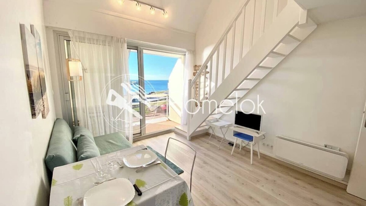 Le Fort Bloque Apartment | Joli appartement Top Cosy Vue mer imprenable 180