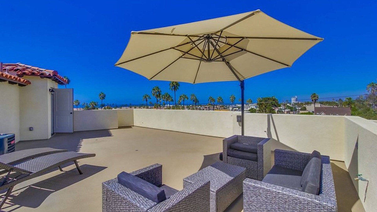 Townsite House | Just Blocks To Beach, Spanish Style Brand New Townhome W Panoramic Ocean View