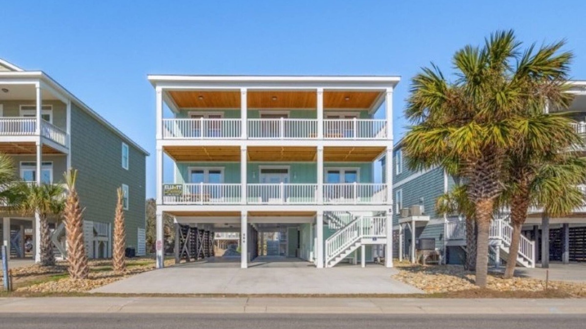 Ocean Drive House | Just Coasting - Saltwater Pool, 5 Bedrooms, Across Street to Beach