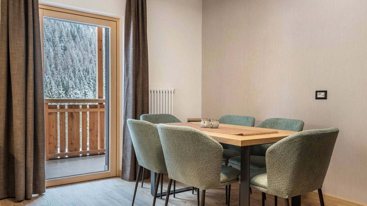 Campitello di Fassa Apartment | Kamerloy Apartments - C with Mountain View, Shared Garden and Wi-Fi