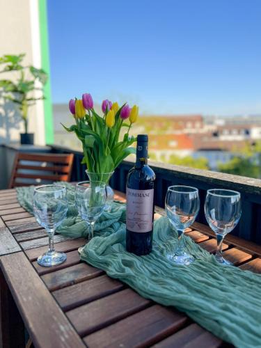 Mitte Apartment | Kassel Zentrum - 3 Zimmer - Balkon - Top Lage