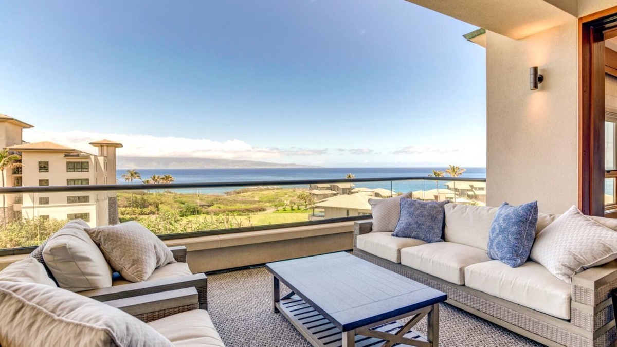 Montage Kapalua Bay Condo | KBM Resorts | FREE CAR | Molokai At Montage Kapalua Bay, Ocean view 3-Bedroom Penthouse with Daily Housekeeping, Spa!