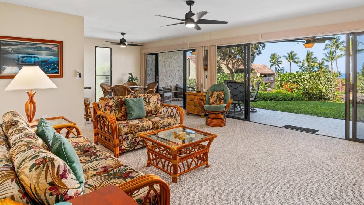 Keauhou Condo | Keauhou Punahele #B108, Ground Floor 2-Bed 2-Bath Garden Views and outdoor Bbq