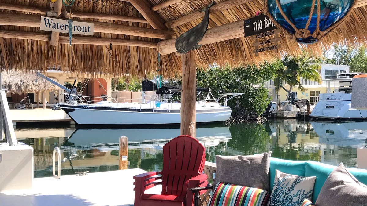 Pirates Cove House | Key Largo Waterfront Tiki - Private Dock & Bayside Escape - Sleeps 6.