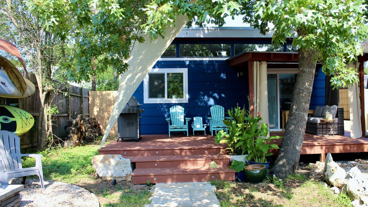 Rio Robles House | Kick back and relax in this calm, stylish space.