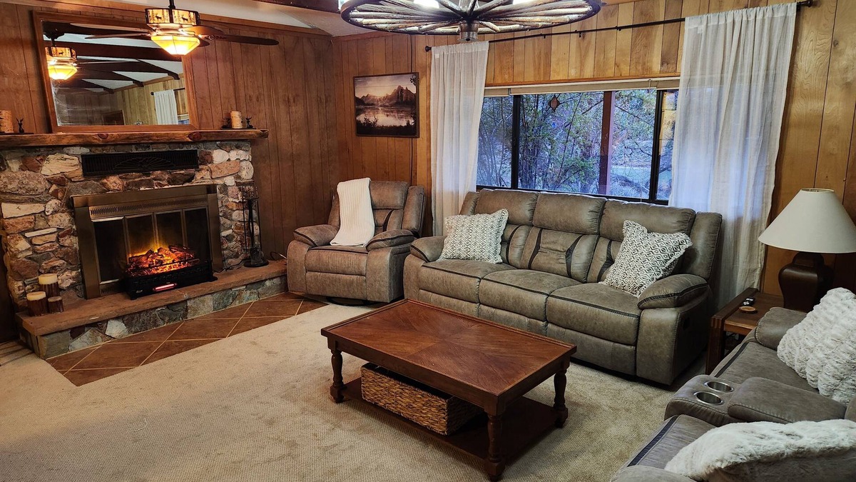 Kohls Ranch Cabin | Kohl's Ranch Creekside Cabin/Fishing, Hiking, Swimming - Adventure Awaits!