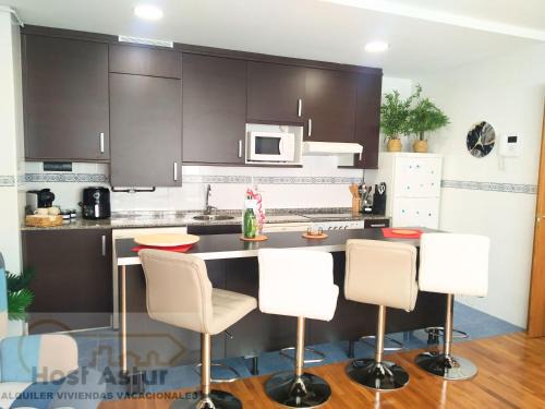 Luanco Apartment | KUKIN centro de luanco con garaje