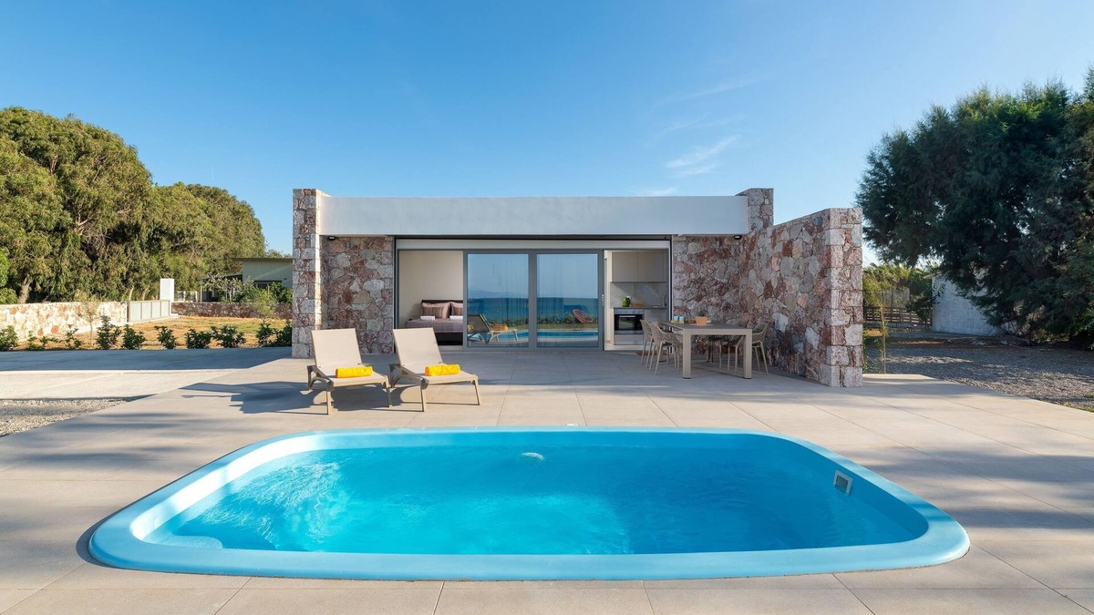 Theologos Villa | KYRA beachfront house in Theologos Rhodes