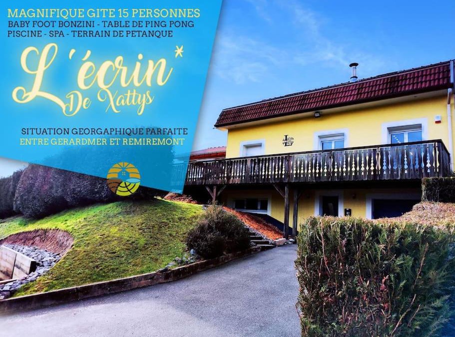Cleurie House | L'écrin de Xattys - Gîte de standing-SPA-terrain de pétanque-Piscine-Switch-Baby-foot au coeur du Massif Vosgien