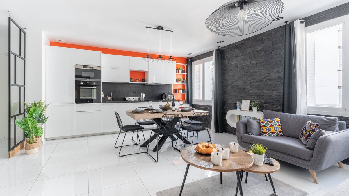 Part Dieu - Bir Hakeim Apartment | L'Amharique - À Lyon, 5min de la gare Part-Dieu