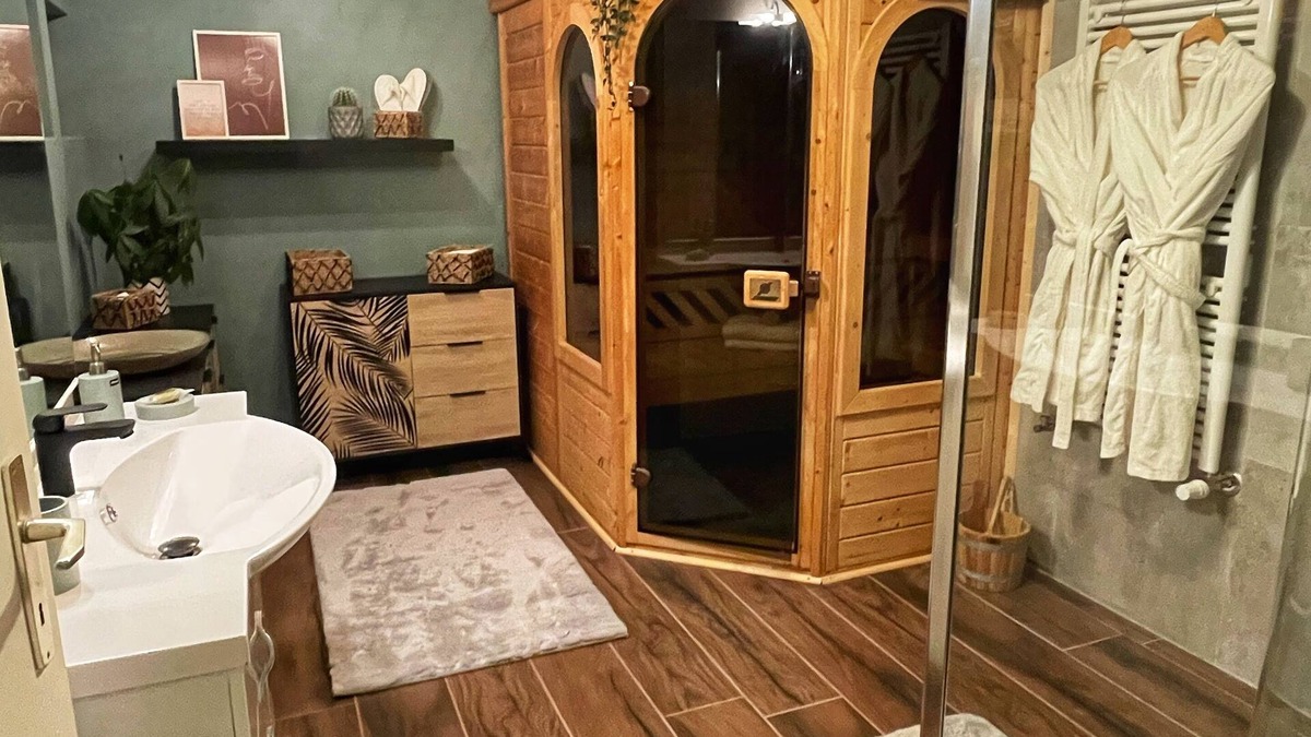 L'Abergement Apartment | L'echo des Bois - Studio Cocooning Avec Sauna