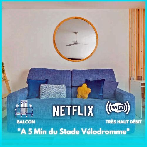 Baille Apartment | L'Escapade-Wifi-Netflix-Balcon-La Timone-Vélodrome Urban NestConciergerie