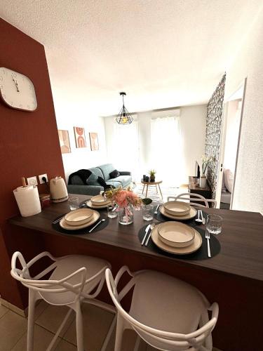 Grand Clement Apartment | l'Havana : Proche Gare Partdieu/aéroport/groupama stadium
