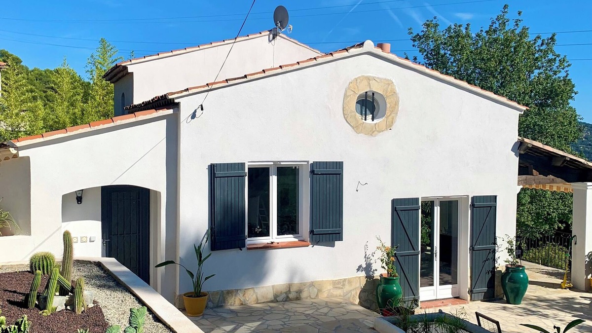 Tourrette-Levens House | L'oasis verte: breathtaking sea views, swimming pool, privacy