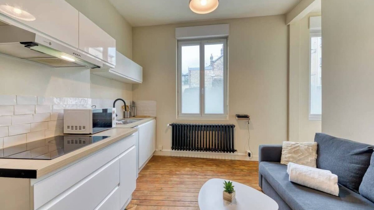 Gare-Jouvenet Apartment | L'Oiseau Blanc : un petit nid proche de la gare !