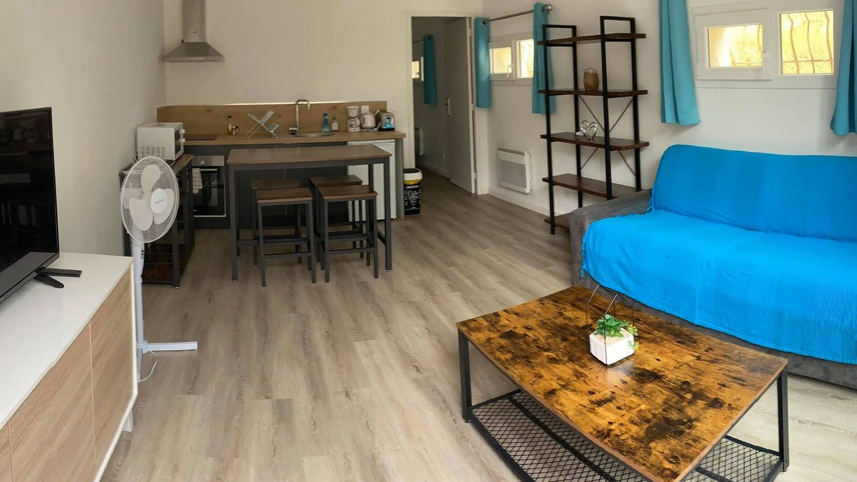 Saint-Mitre-les-Remparts Apartment | L'Olivier : T2 in lower villa