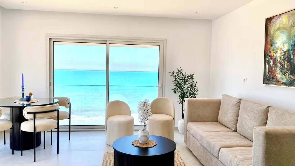 Sidi Dhrif Apartment | L'onde Turquoise - Waterfront apartment